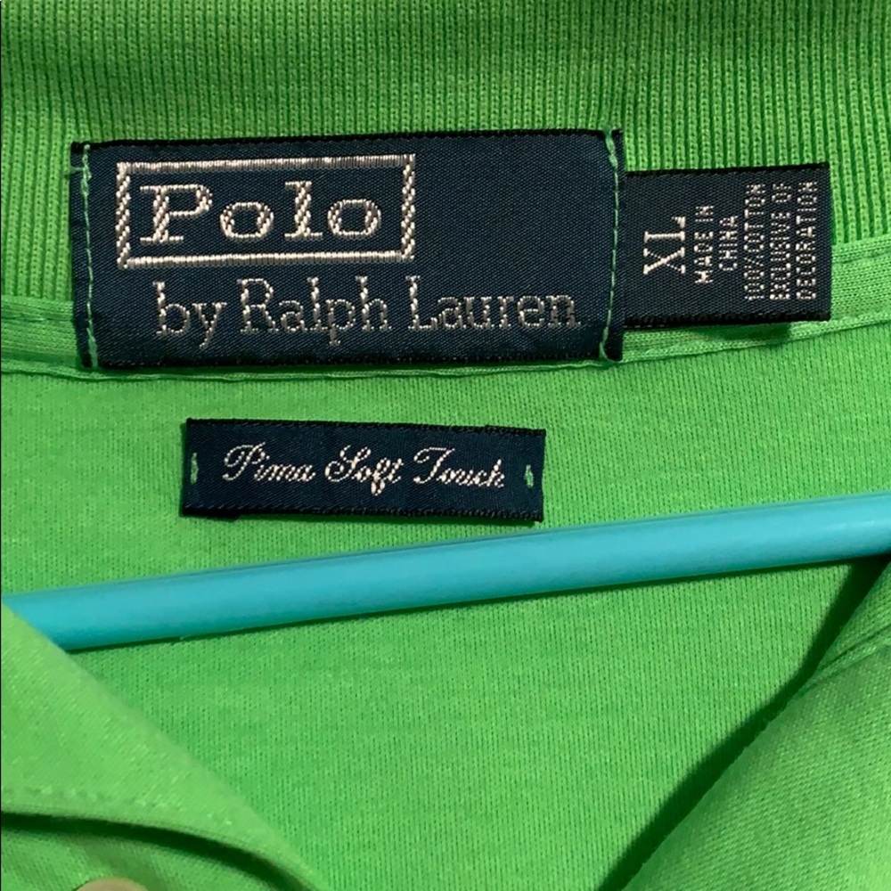 Men’s xl polo green polo shirt